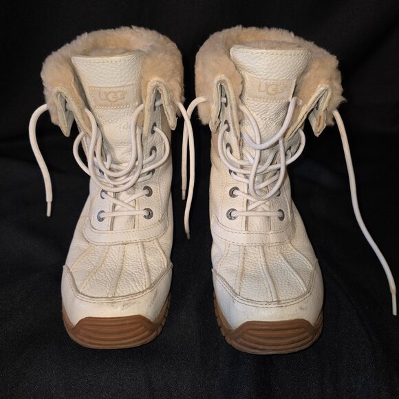 Ugg Australia Adirondack Boot II White Women's Winter Boots - Picture 7 of 15